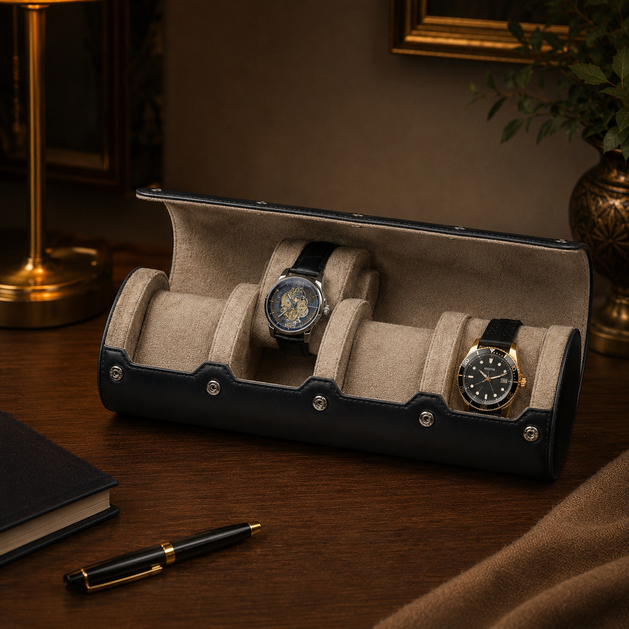 ChronoVault Travel Watch Roll