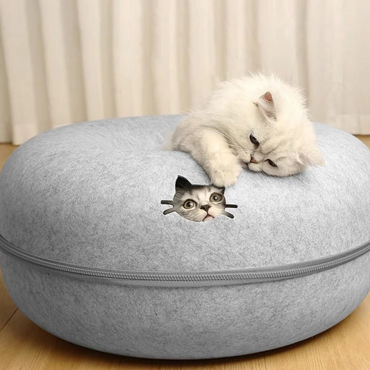 Nami Felt Cat Tunnel Bed