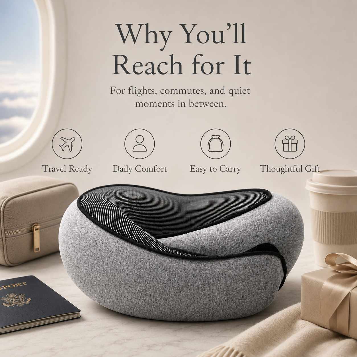 Ergonomic Travel Neck Pillow