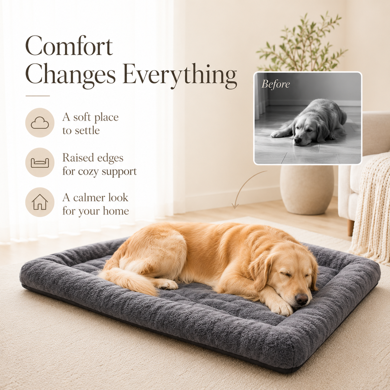 CloudLuxe Orthopedic Pet Mattress