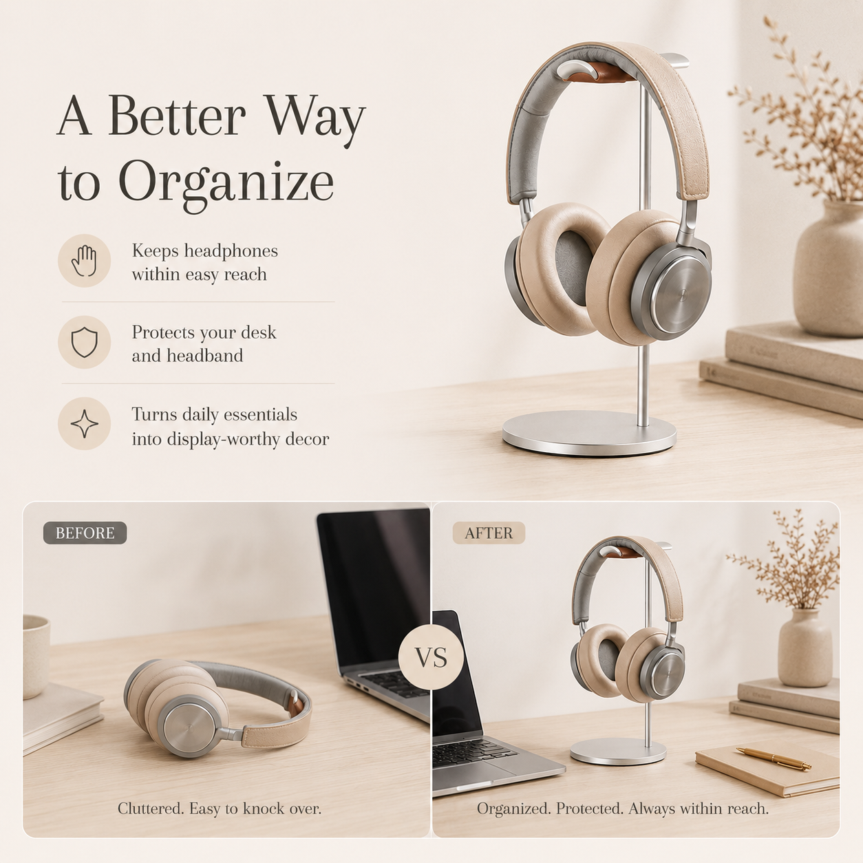 AuraStand Headphone Holder