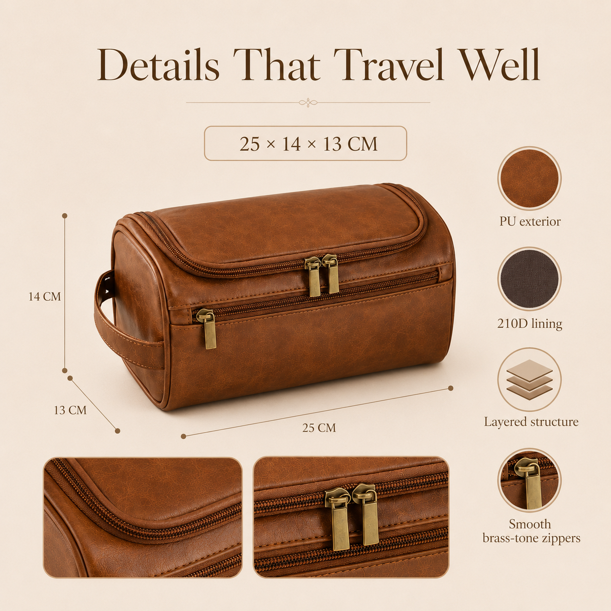 VoyaVault Hanging Travel Organizer