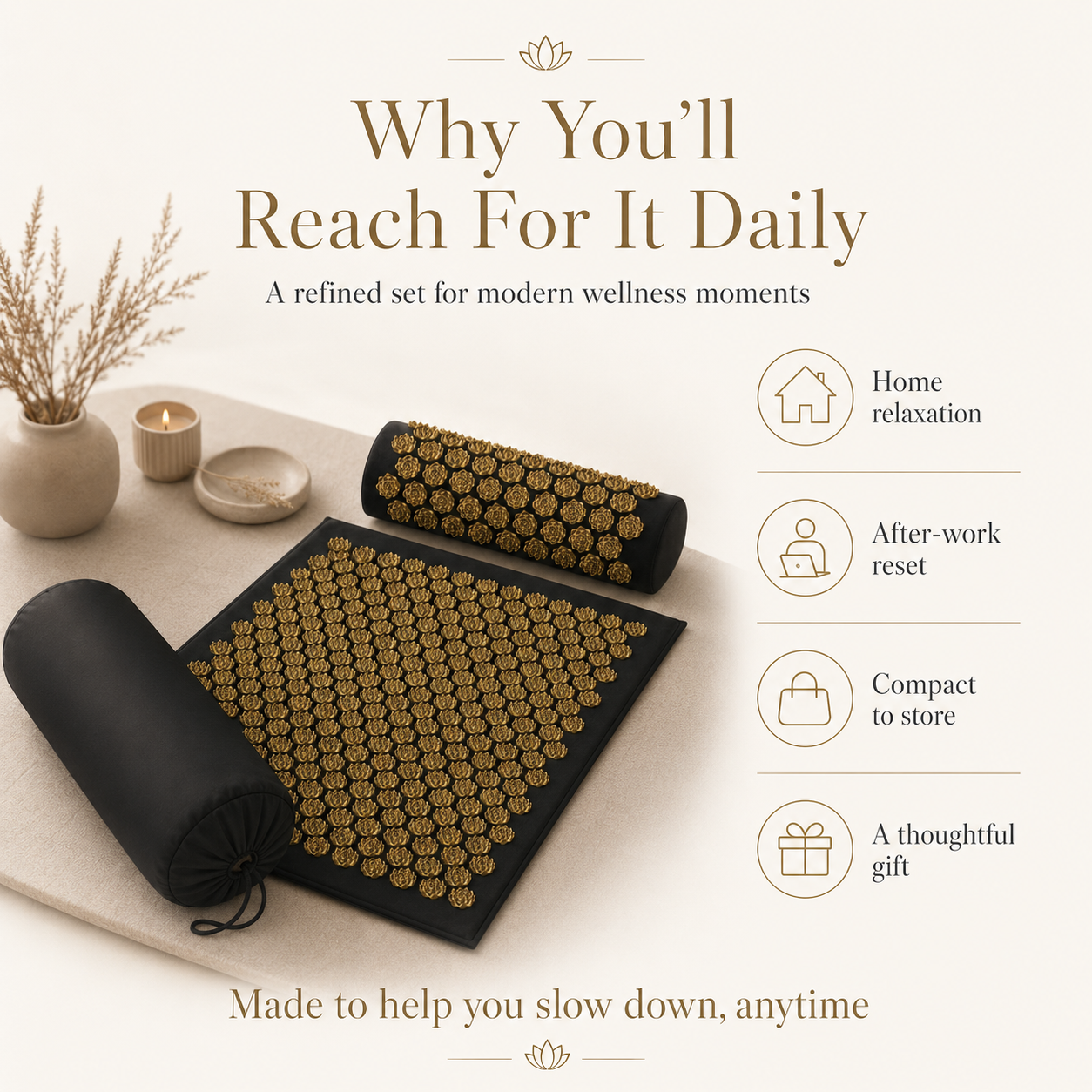 ZenRelief Acupressure Mat Set