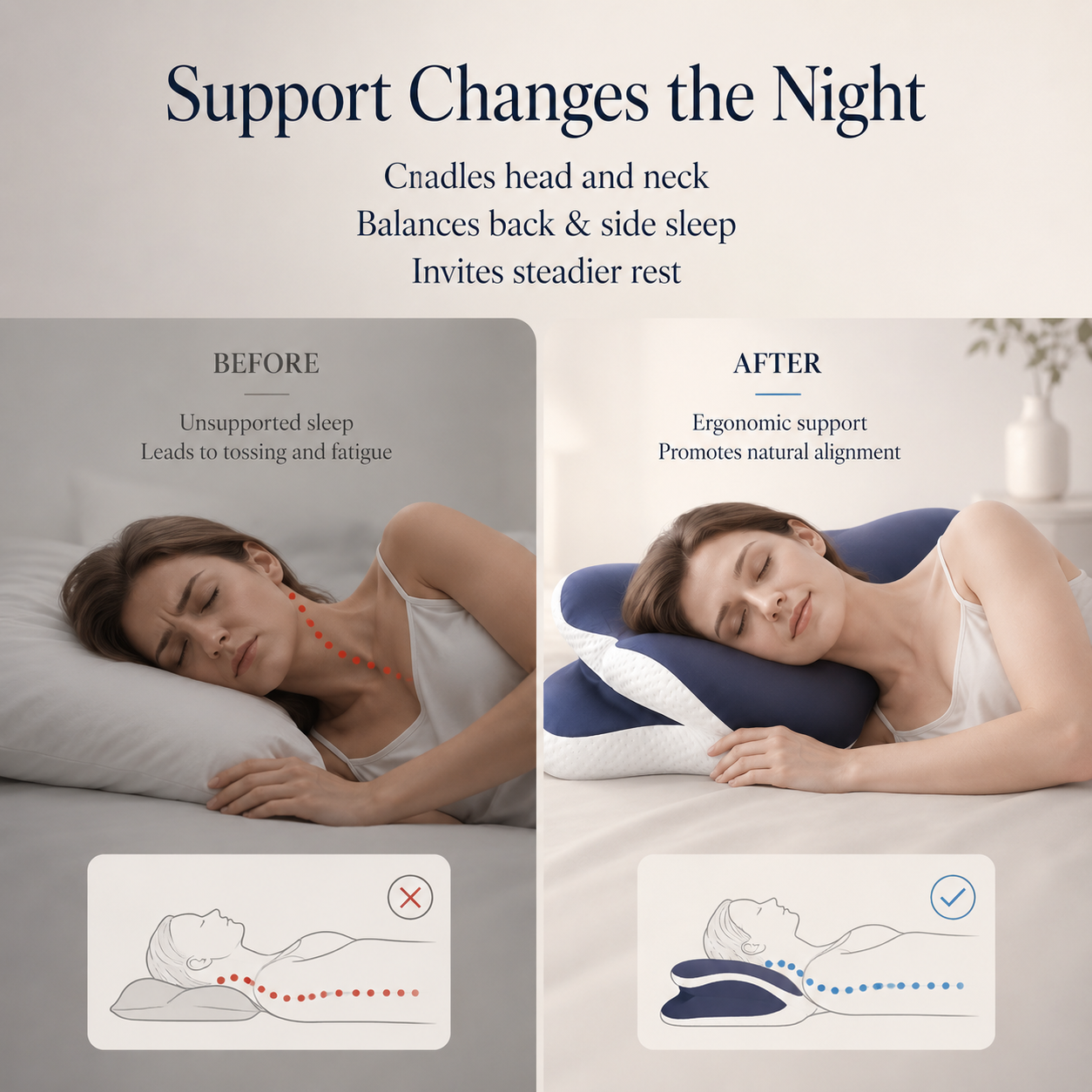 SomnaContour Sleep Pillow
