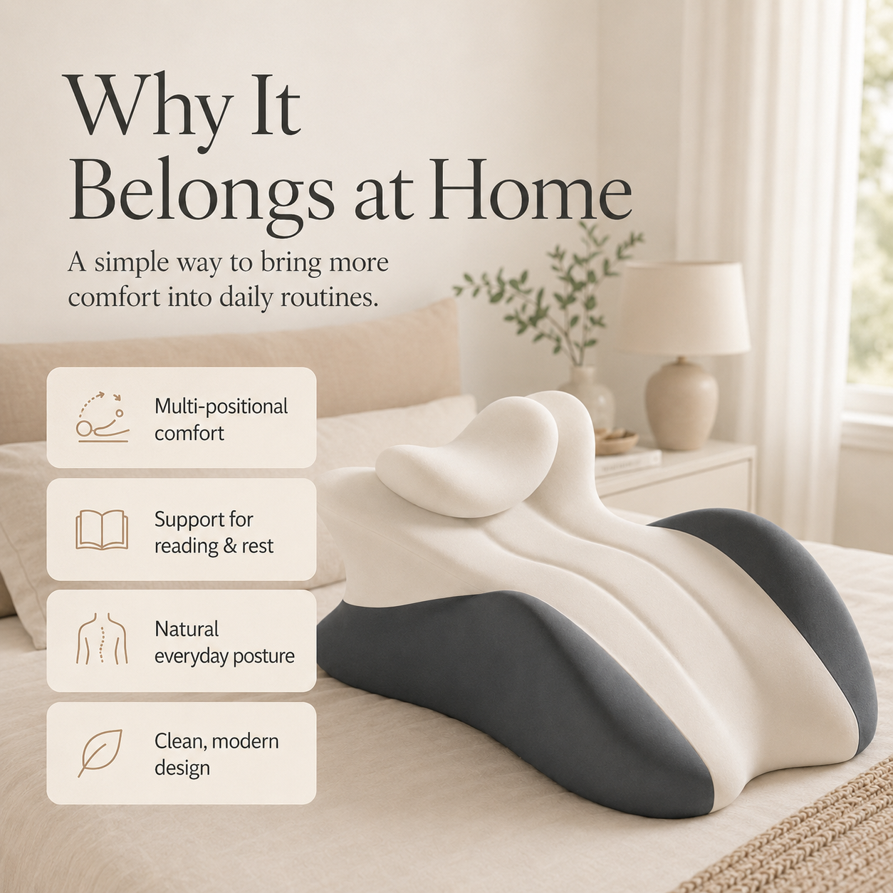 CloudRest Multi-Position Wedge Pillow