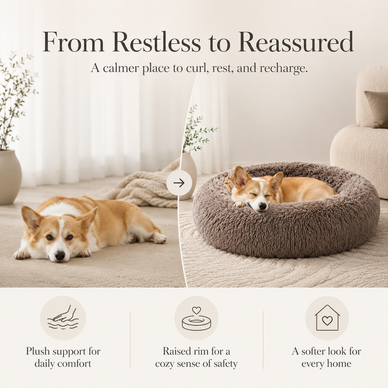 CloudNest Calming Bed