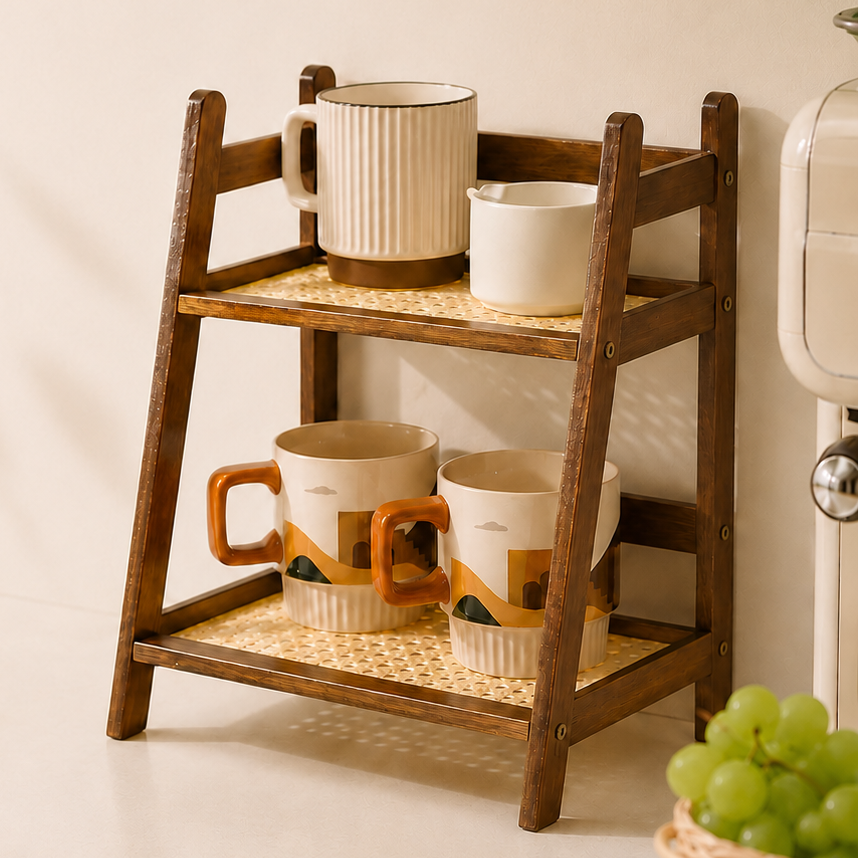 Komorebi Bamboo Desk Shelf