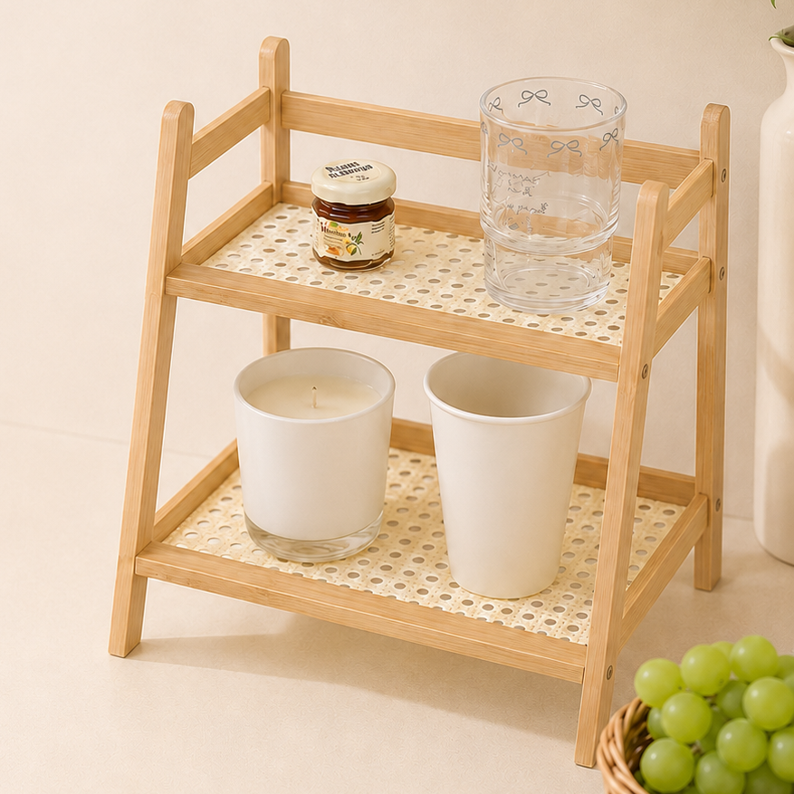 Komorebi Bamboo Desk Shelf