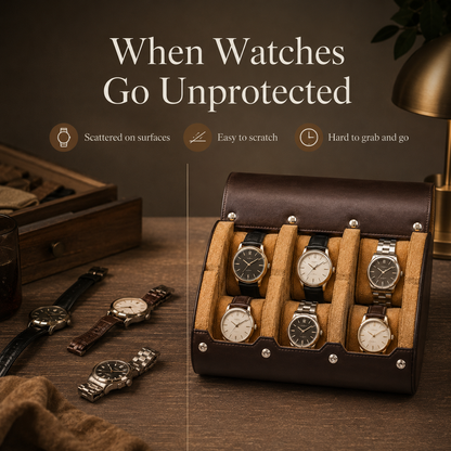 ChronoVault Travel Watch Roll