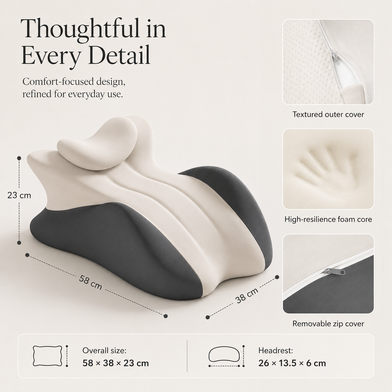 CloudRest Multi-Position Wedge Pillow