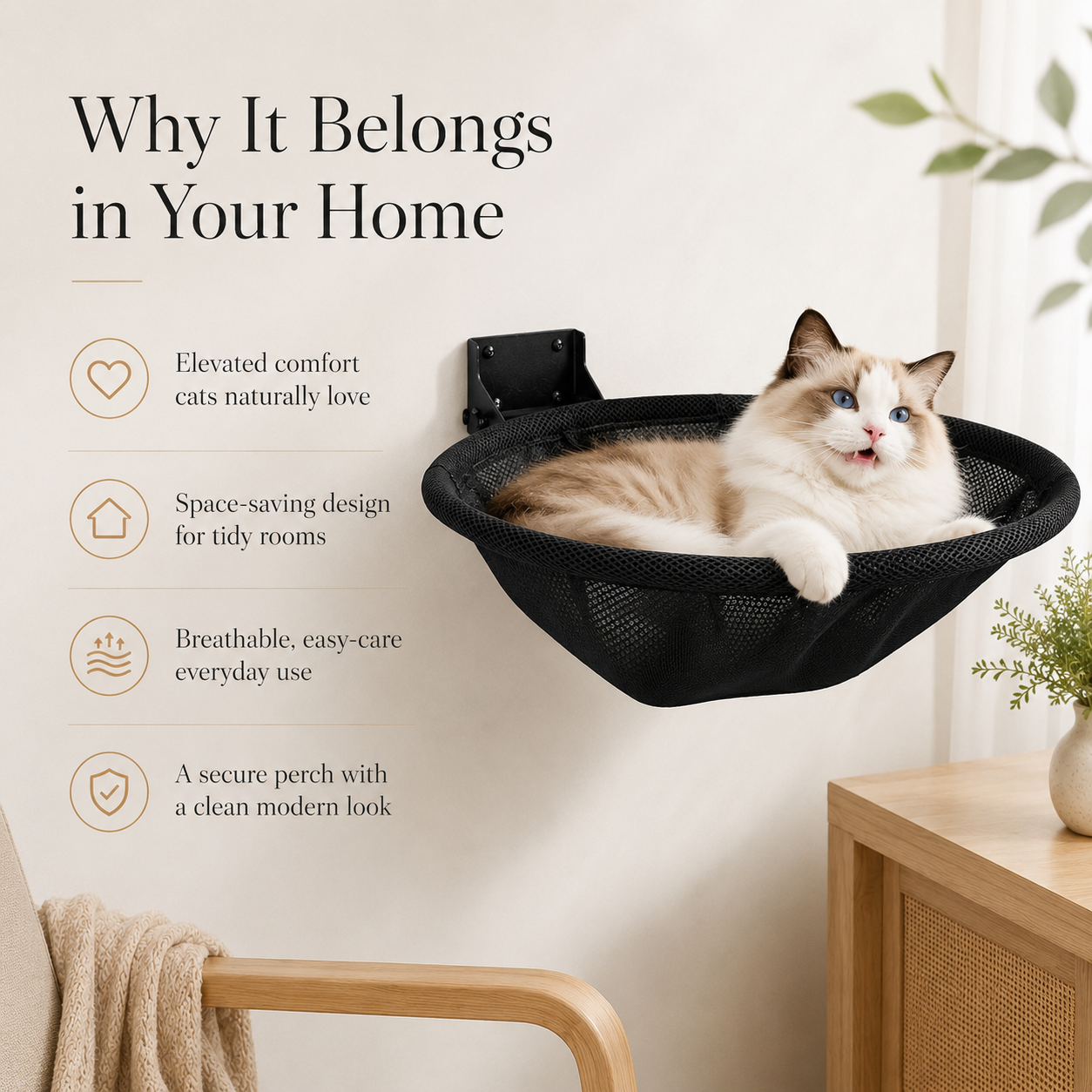 SkyNest Wall Hammock