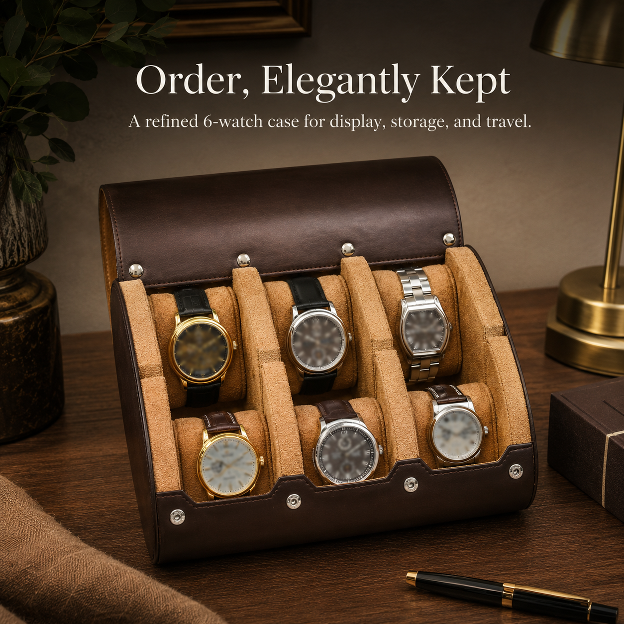ChronoVault Travel Watch Roll