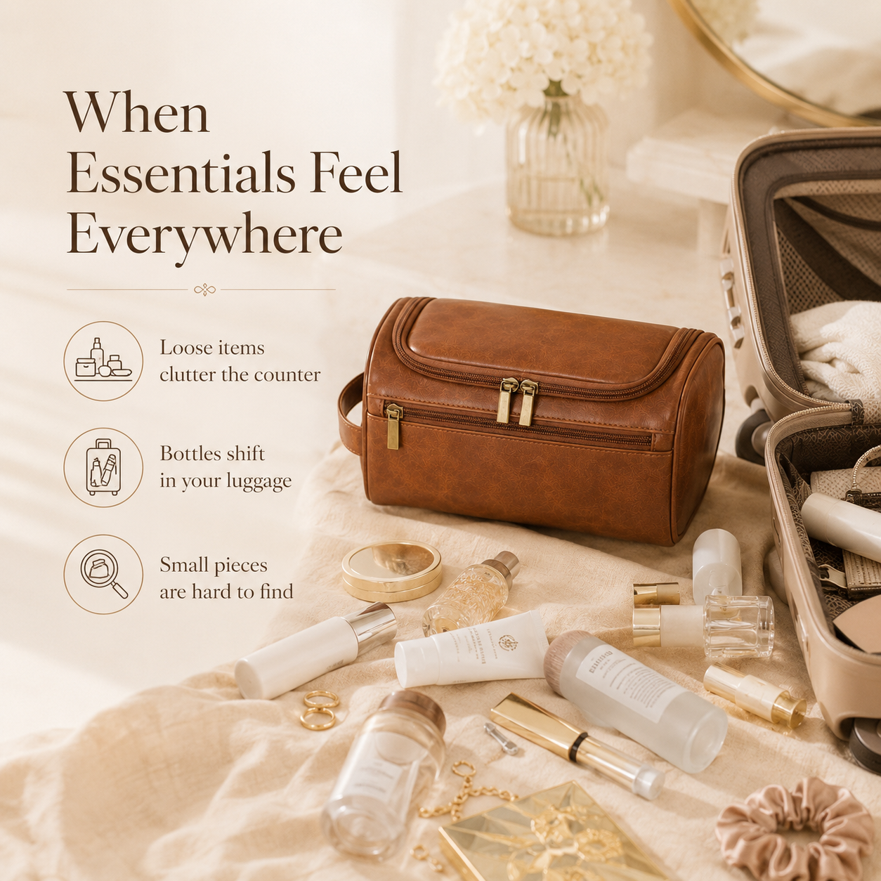 VoyaVault Hanging Travel Organizer