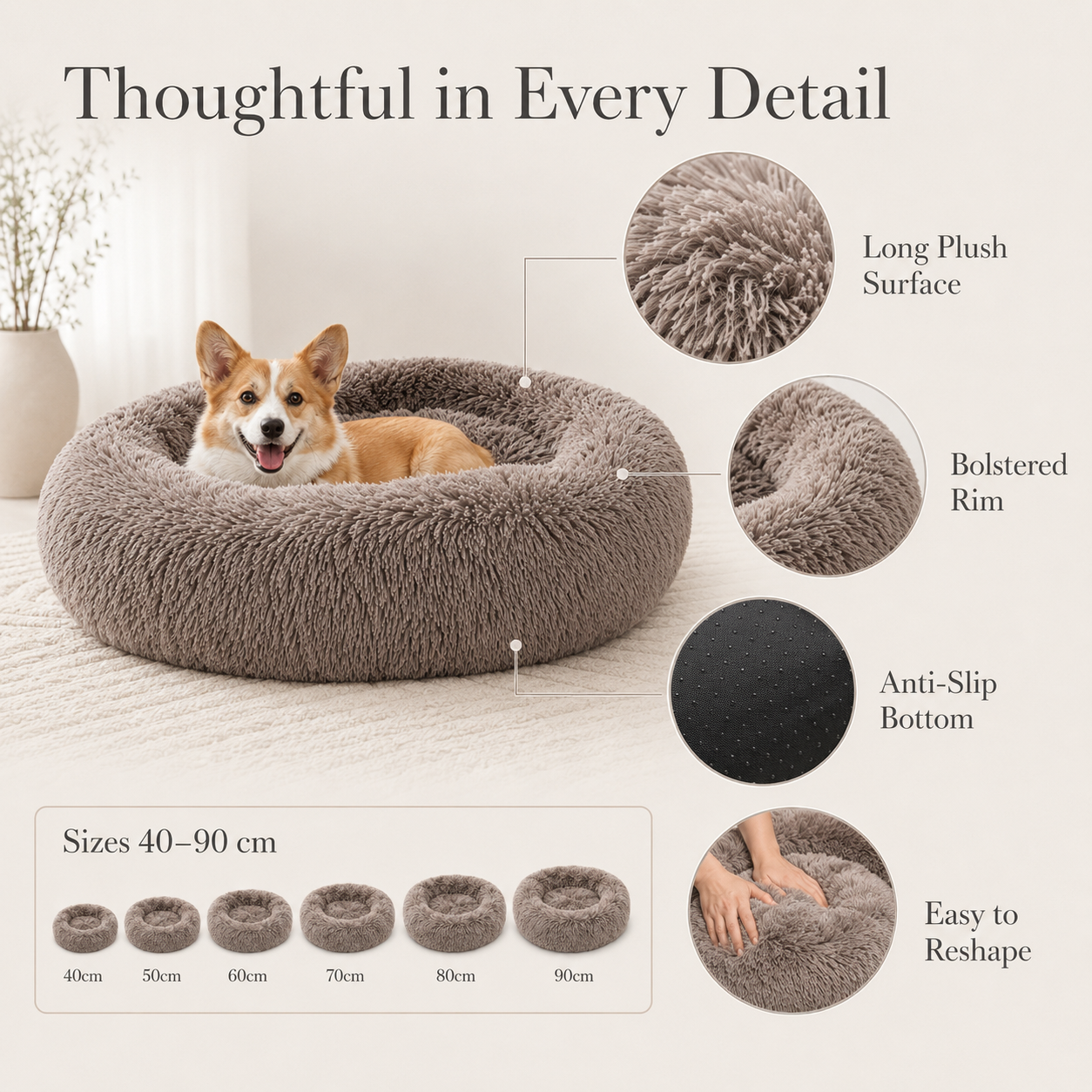 CloudNest Calming Bed