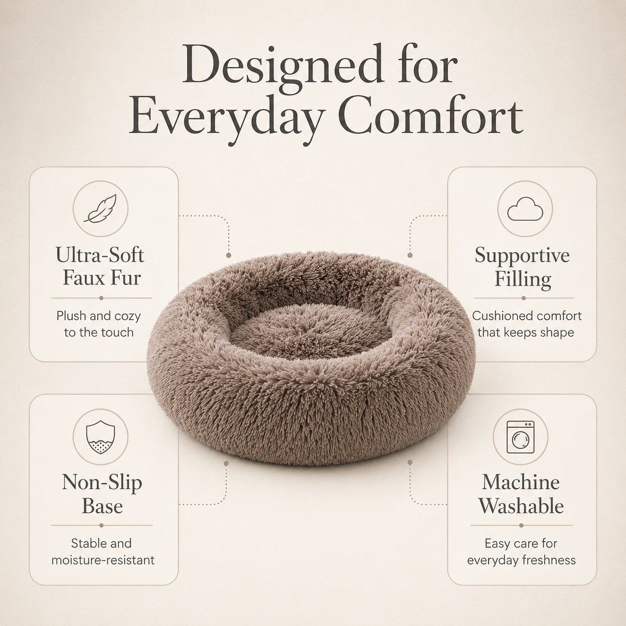 CloudNest Calming Bed