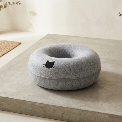 Nami Felt Cat Tunnel Bed
