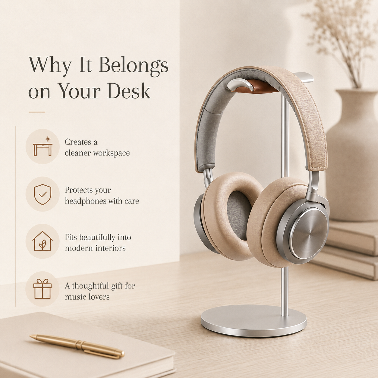 AuraStand Headphone Holder