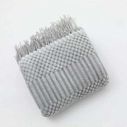 HearthWeave Tassel Throw Blanket
