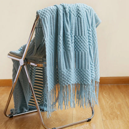 HearthWeave Tassel Throw Blanket